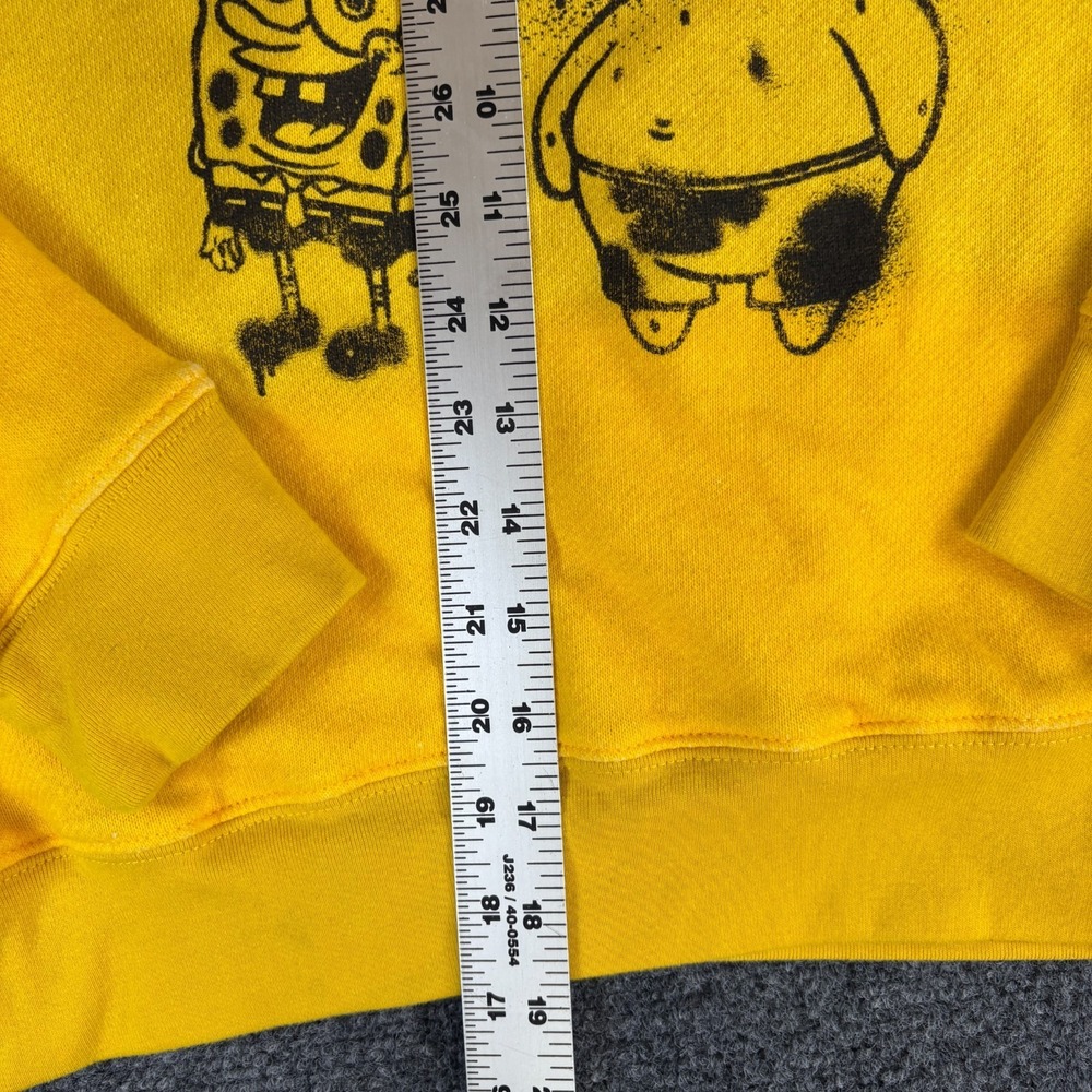 Nickelodeon SpongeBob SquarePants Sweatshirt Womens XL Yellow Graphic Cotton - Picture 2 of 10